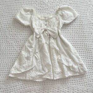 White milkmaid Liz Lisa mini dress